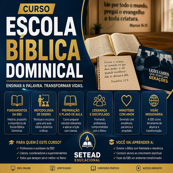 Curso Escola Bíblica Dominical Ilustrada